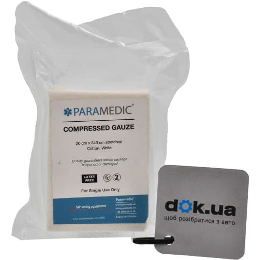 Бинт для тампонади Парамедик ТМ Compressed Gauze НФ-00001338