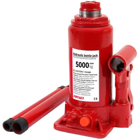 Домкрат Amio пляшковий гідравлічний 5 т 01271