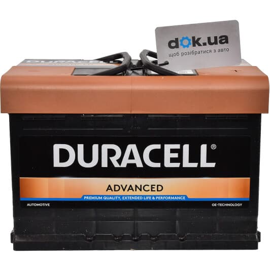 Аккумулятор Duracell 6 CT-74-R Advanced DA74