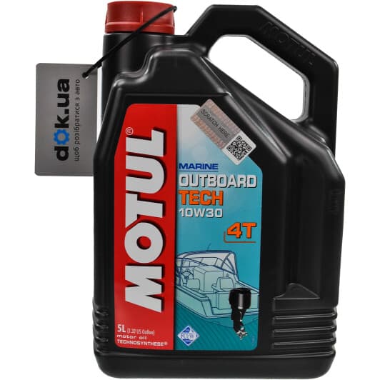 Motul Outboard Tech 10W-30, 5 л (852151) моторное масло 4T
