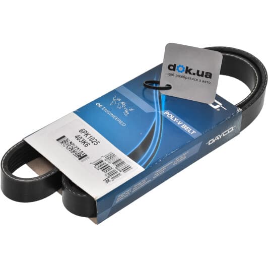 6PK1025 Dayco Поліклиновий ремінь
