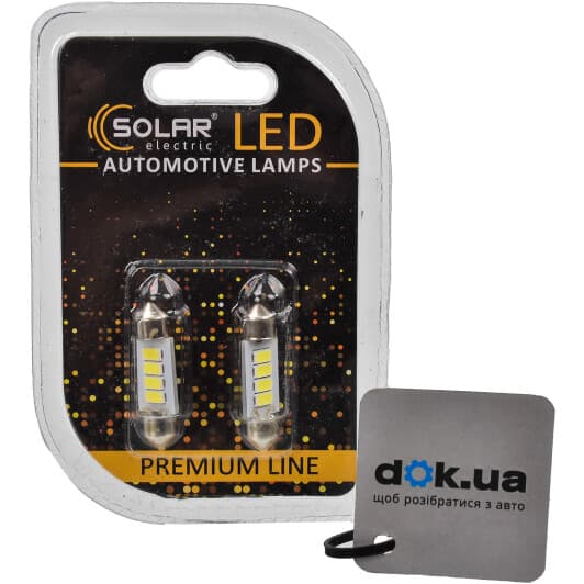 Автолампа Solar C5W SV8,5 SL1352