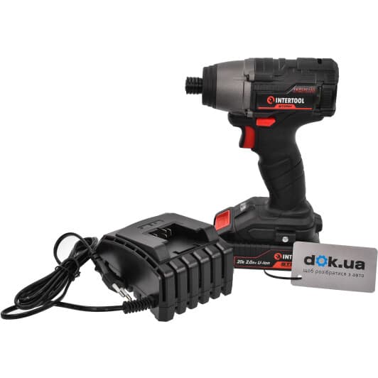 Шурупокрут Intertool акумуляторний WT-0362 (1 акумулятор + ЗП + чохол)