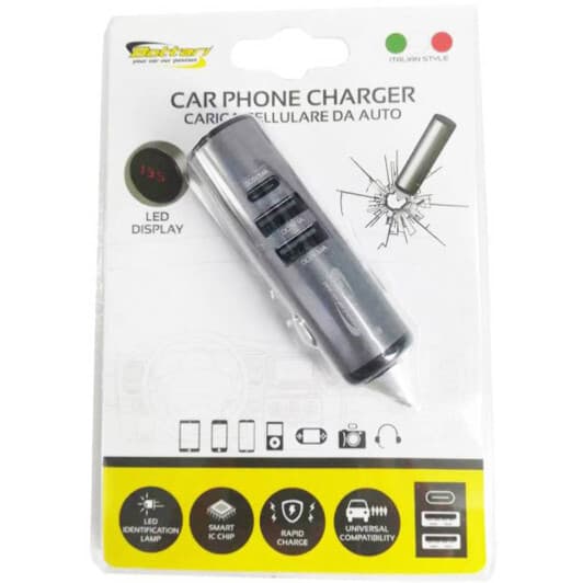 USB зарядка в авто Bottari 30213-IS