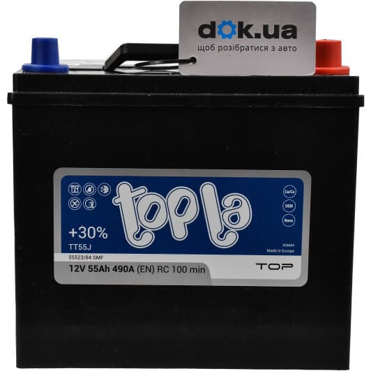 Акумулятор Topla 6 CT-55-R Top JIS 118255