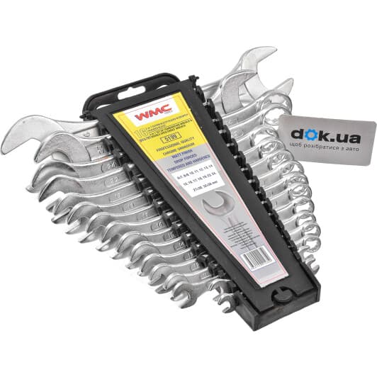 Набір ключів WMC Tools 5199 6x7-32x36 мм, 10-24 мм 16 шт
