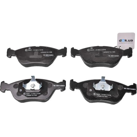 LP839 Delphi Тормозные колодки