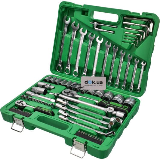 Набір інструментів Intertool ET-6077 1/2", 1/4" 77 од.