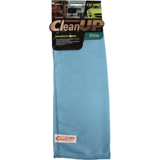 Салфетка CleanUP Shine CU-106 микрофибра 30х40 см