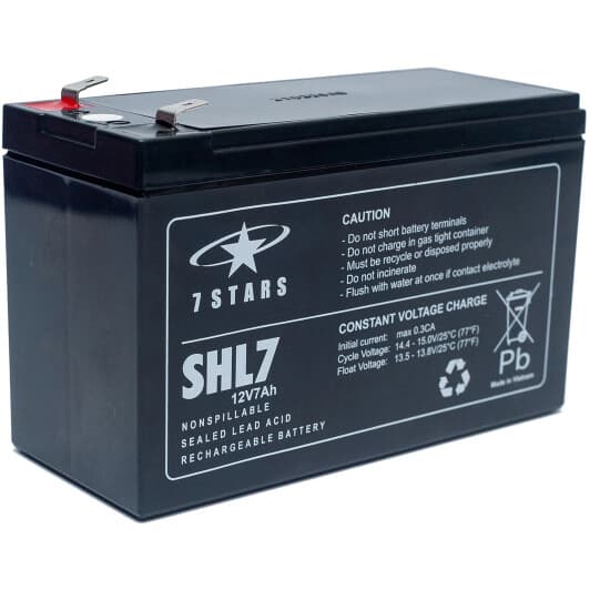Акумулятор для ДБЖ 7 Stars SHL 7-12 SHL7-12 7 Аг 12 В