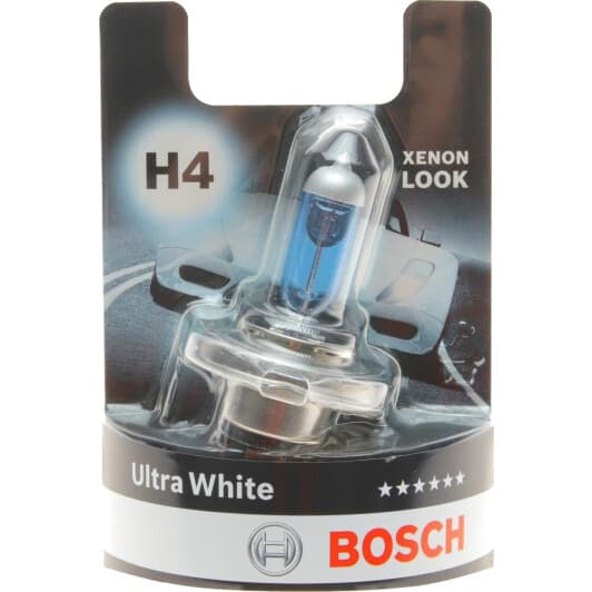 Автолампа Bosch Ultra White H4 P43t 60 W 1987301152