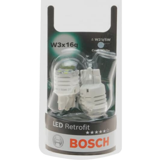 Автолампа Bosch Retrofit LED P21/5W W3x16q 1,75 W 1987301527