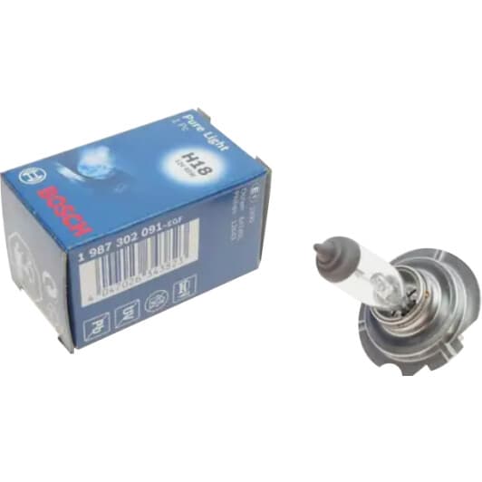 Автолампа Bosch Pure Light H18 PY26d-1 65 W прозрачная 1987302091