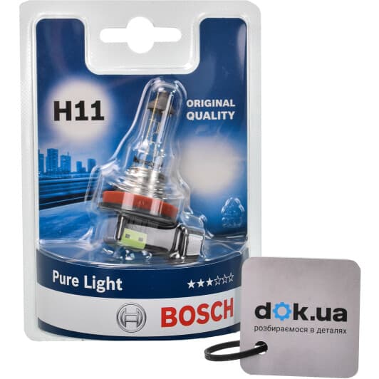 Автолампа Bosch Pure Light H11 PGJ19-2 55 W 1987301339