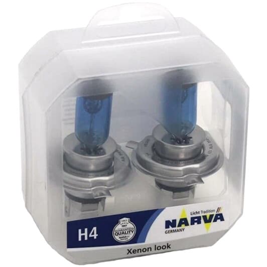 Автолампа Narva Range Power White H4 P43t-38 60 W темно-голубая 486802100