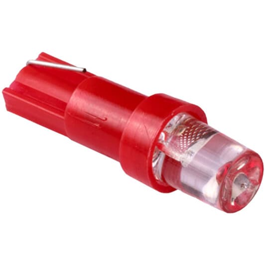 Автолампа Pulso T5 0,5 W красная LP-240318