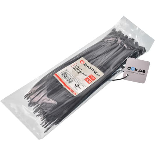 Стяжка Intertool TC-3626 250 мм 3,6 мм 100 шт