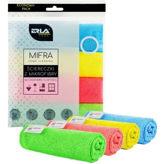 Набор салфеток ERLA R1010 микрофибра 4 шт