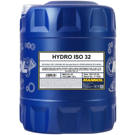 Mannol Hydro ISO 32 жидкость ГУР