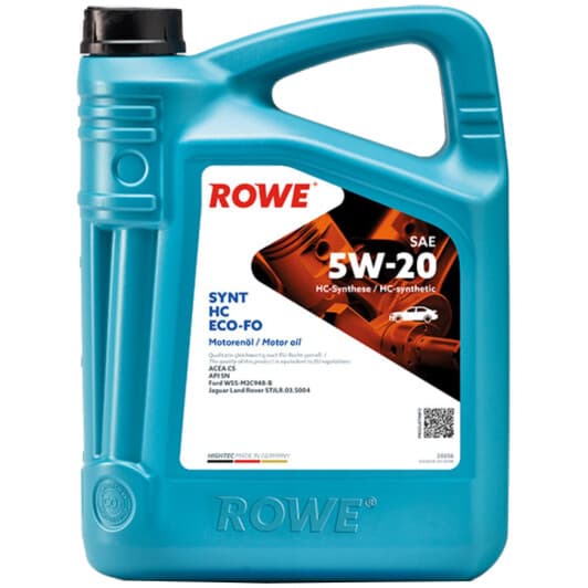 Rowe Synt HC ECO-FO 5W-20 (5 л) моторное масло