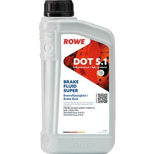 Гальмівна рідина Rowe Brake Fluid Super DOT 5.1 ESP