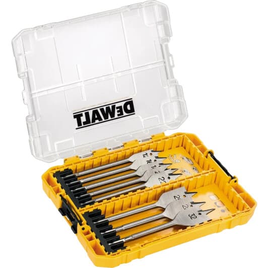 Набор сверл DeWALT перьевых по дереву DT70750 12-32 мм 8 шт.