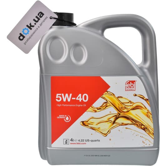 Febi 5W-40 (4 л) моторное масло