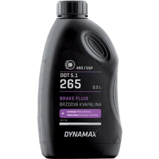 Тормозная жидкость Dynamax 265 DOT 5.1 ESP