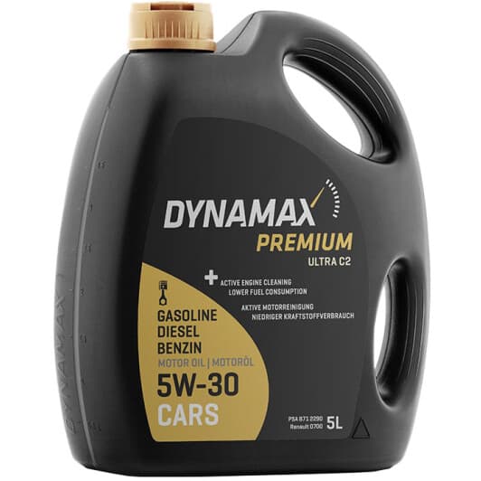 Dynamax Premium Ultra C2 5W-30 (5 л) моторное масло