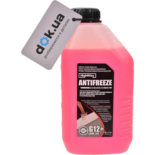 HighWay Long Life G12+ червоний -40 °C готовий антифриз