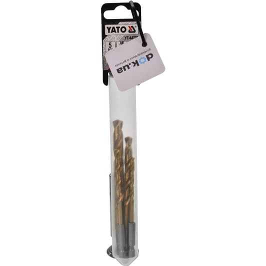Набор сверл Yato спиральных по металлу YT-44700 4-10 мм 5 шт.