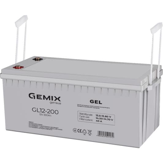 Тяговый аккумулятор Gemix GL12-200 00340031 200 Ач 12 В