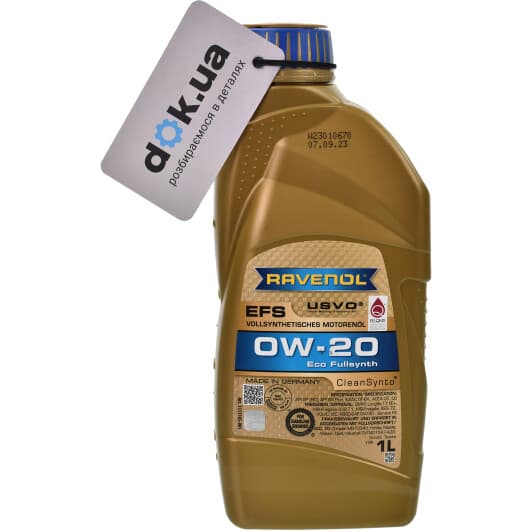 Ravenol EFS 0W-20 (1 л) моторное масло