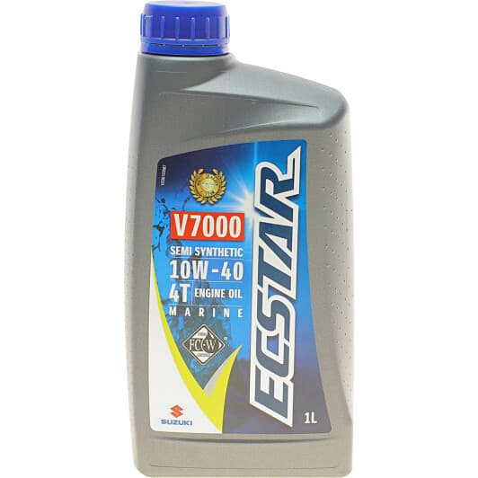 Моторна олива 4Т Suzuki Ecstar Marine V7000 10W-40 напівсинтетична