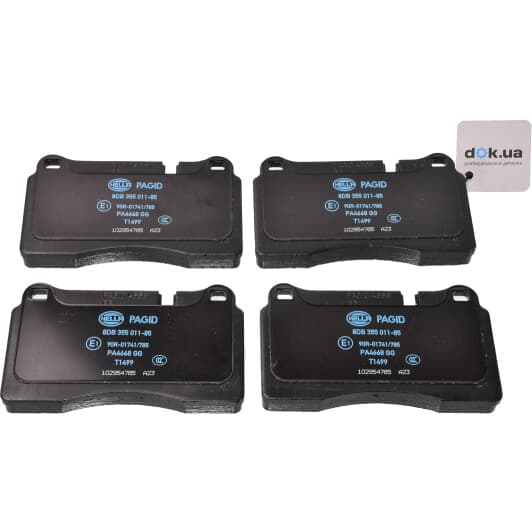 8DB 355 011-851 Hella Pagid Тормозные колодки для Volkswagen Touareg