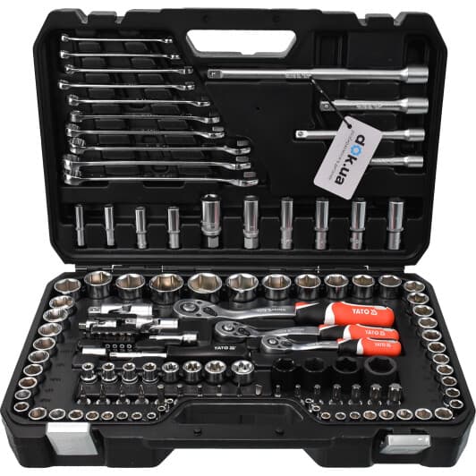 Набор инструментов Yato YT-38801 1/2", 3/8", 1/4" 120 шт.