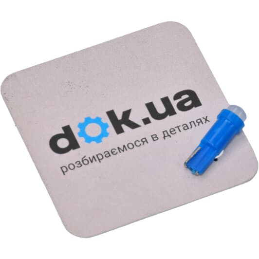 Автолампа AllLight W1,2W W2x4,6d 1,2 W синя t5cobb