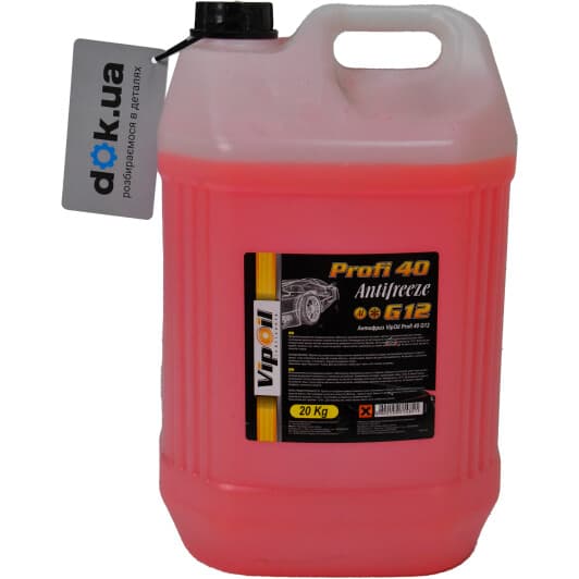 VIPOIL Profi 40 G12 красный готовый антифриз