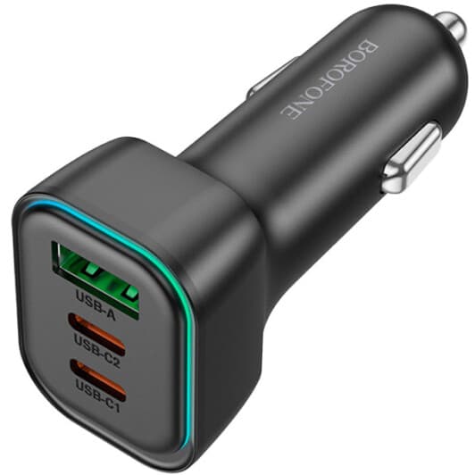 USB зарядка в авто Borofone BZ28C Trophie BZ28C