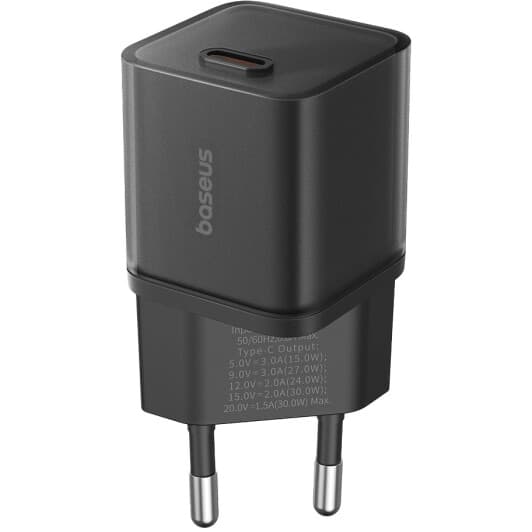 Мережевий зарядний пристрій Baseus GaN5S Fast Charger p10162504113-00 30 Вт
