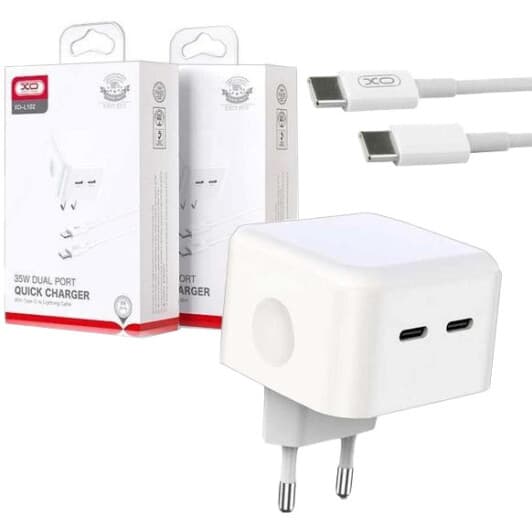 Мережевий зарядний пристрій XO XOL102CWH 35 Вт