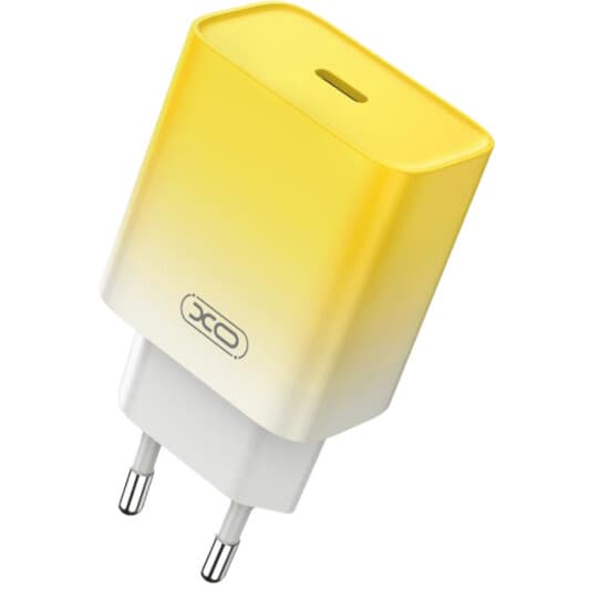 Мережевий зарядний пристрій XO CE18 XO-CE18-YEL 30 Вт