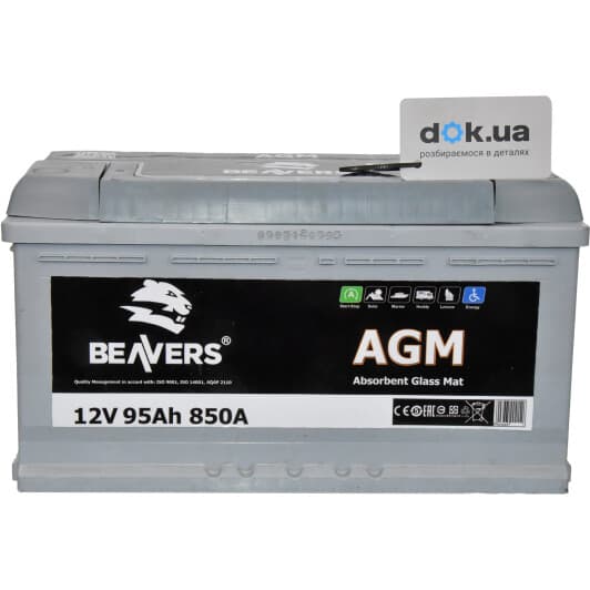 Акумулятор Beavers 6 CT-91-R AGM 695RBEAVERSAGM