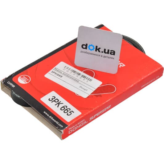 3PK665 Dongil Поликлиновой ремень