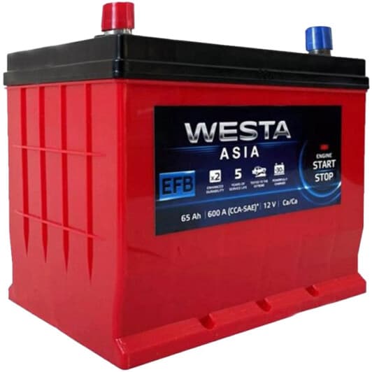 Акумулятор Westa 6 CT-65-L EFB Start Stop WAE651