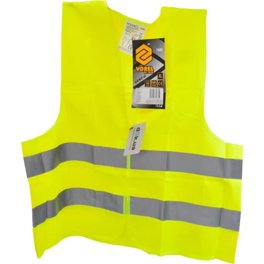 Жилет светоотражающий Vorel желтый