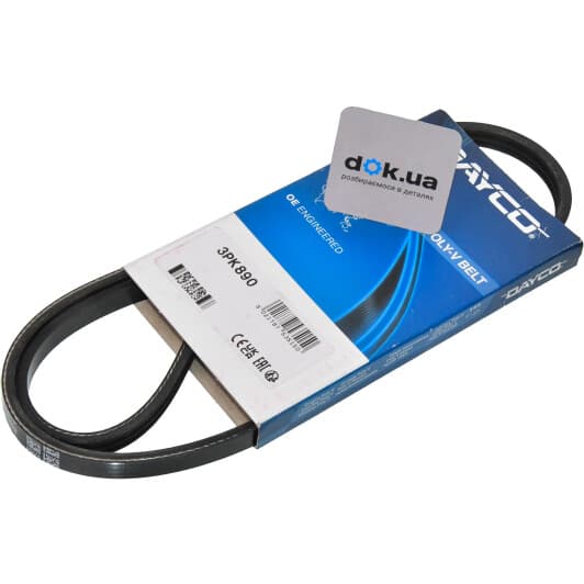 3PK890 Dayco Поликлиновой ремень для Honda Logo