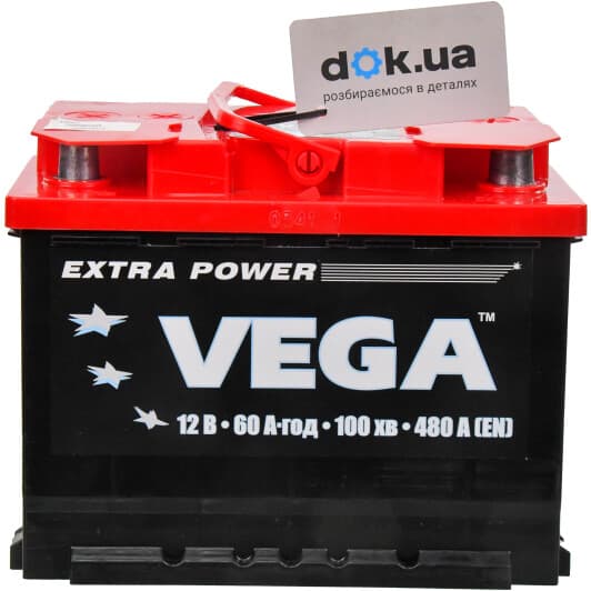 Акумулятор VEGA 6 CT-60-R Extra Power v60048013