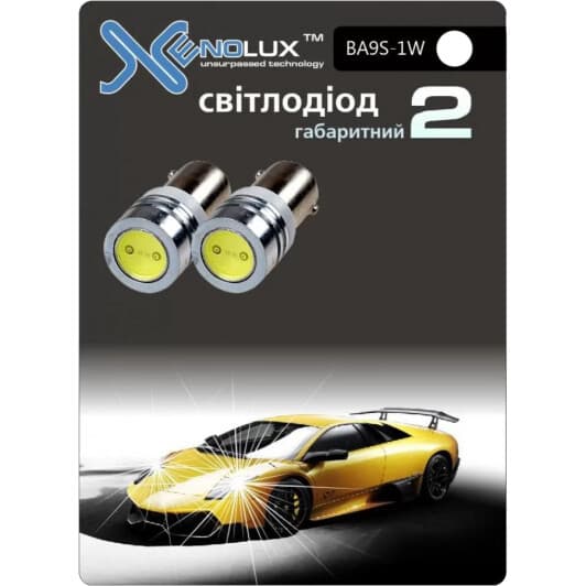 Автолампа Xenolux T4W BA9s 1 W оранжевая 20107
