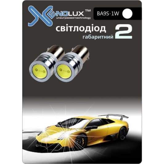 Автолампа Xenolux T4W BA9s 0,85 W синяя 20108